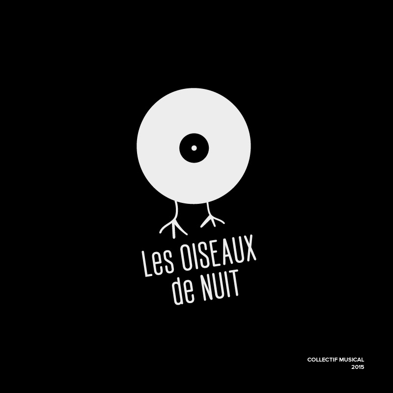 Logo – Les oiseaux de nuit – Agence Effervescence Avignon